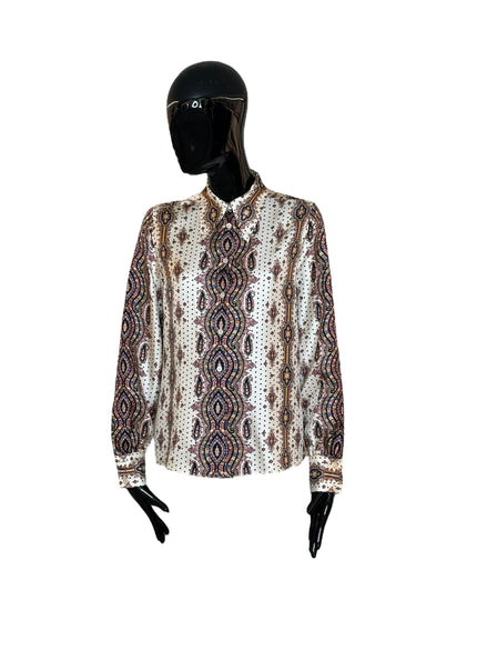 Camicia in twill di seta stampata 117205220990 ETRO