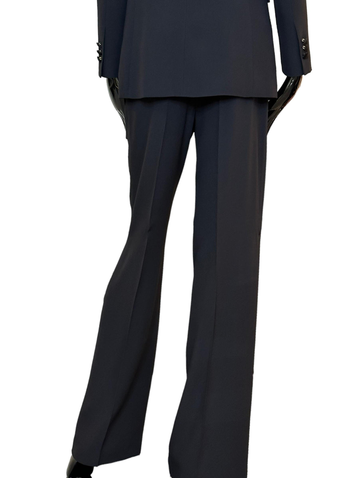 Pantalone ampio in enver satin A031166180555 ALBERTA FERRETTI