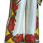 Palazzo Pants TRO0026SIL006LRT01WH04 LA DOUBLE J