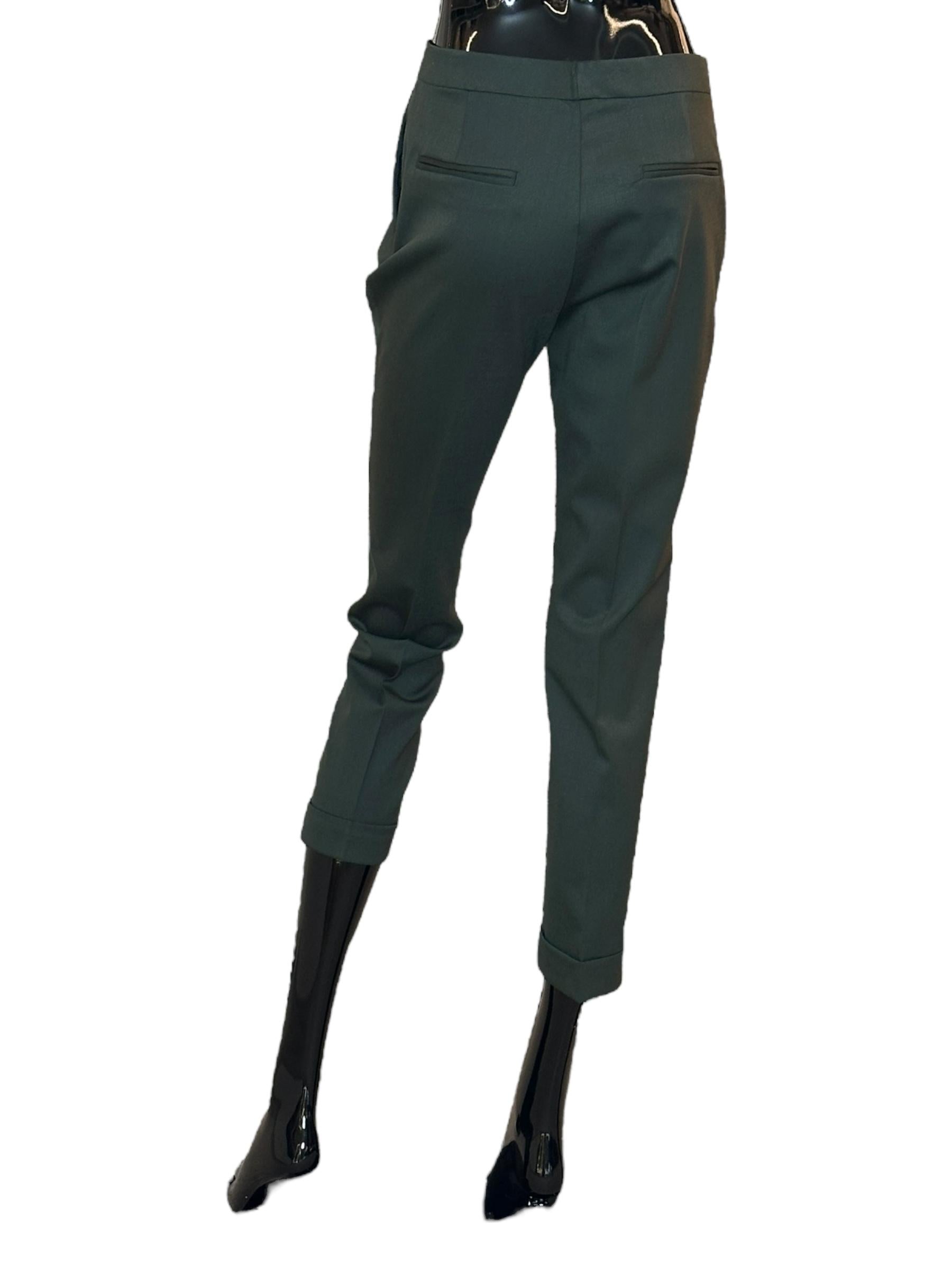 Pantalonoì Cropped in lana stretch WREA00299TUBK3V0687 ETRO