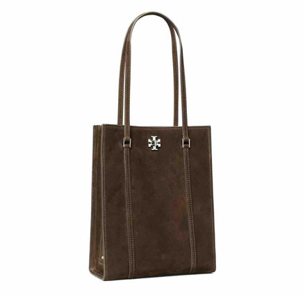 Turnlock Suede Small Tote 169180200 TORY BURCH