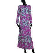 Long Sleeve Swing Dress DRE0184VIS001LIL01-PU01 LA DOUBLE J