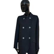 Cappotto doppiopetto con fondo tulipano EW000104AF10230UC001 EMPORIO ARMANI