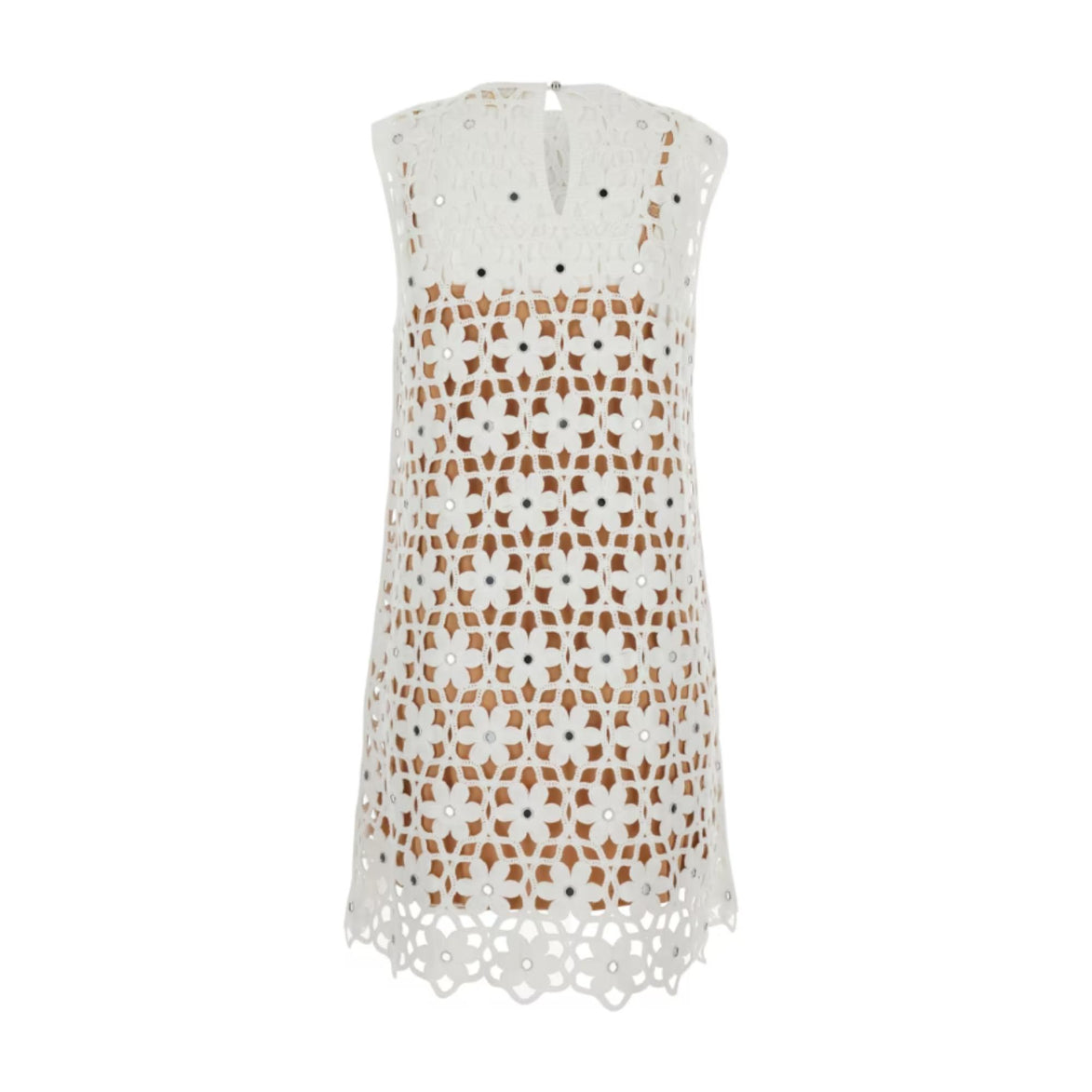 Faux Crochet Mini Dress MS683CWKNE100 MICHAEL KORS