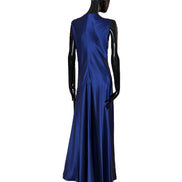 Abito con ricami in satin di seta V043516170290 ALBERTA FERRETTI