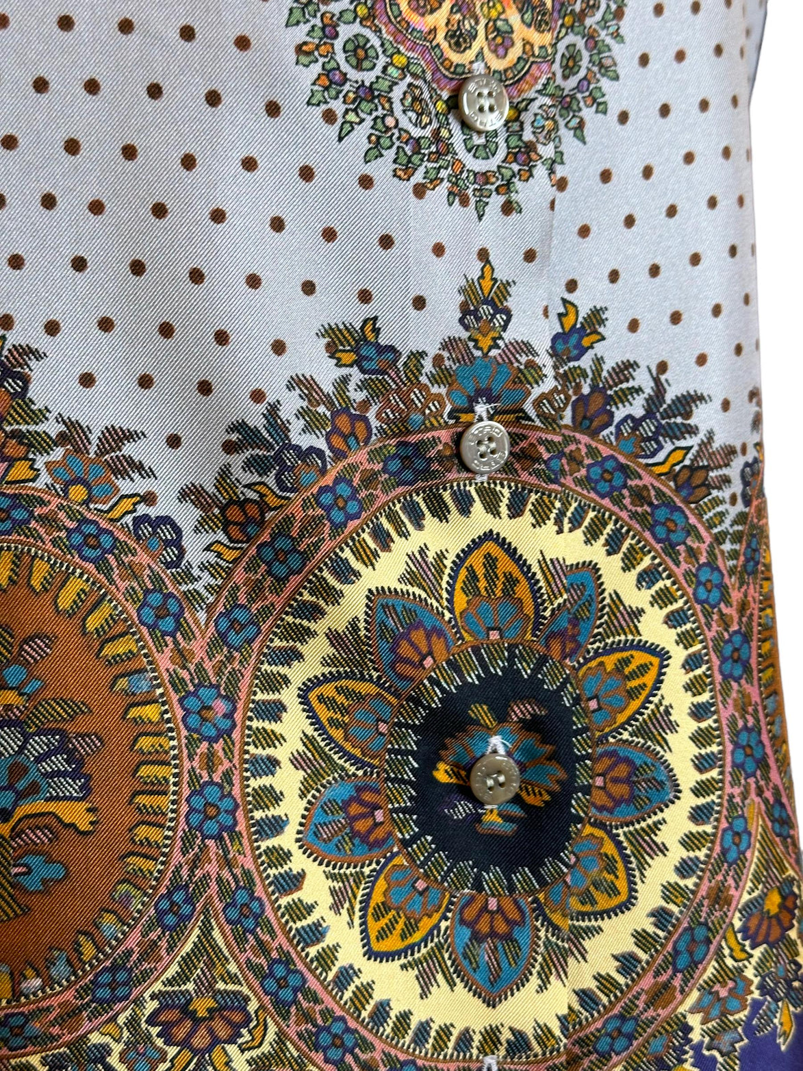 Camicia in twill di seta 117455218450 ETRO