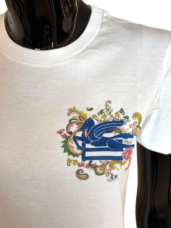 Tshirt pegaso con monogram ricamati WRMA0006AK788W0111 ETRO
