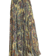 Gonna midi plisse' in georgette 116065003800 ETRO