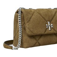 Kira Diamond Quilt Suede Small 169170300 TORY BURCH