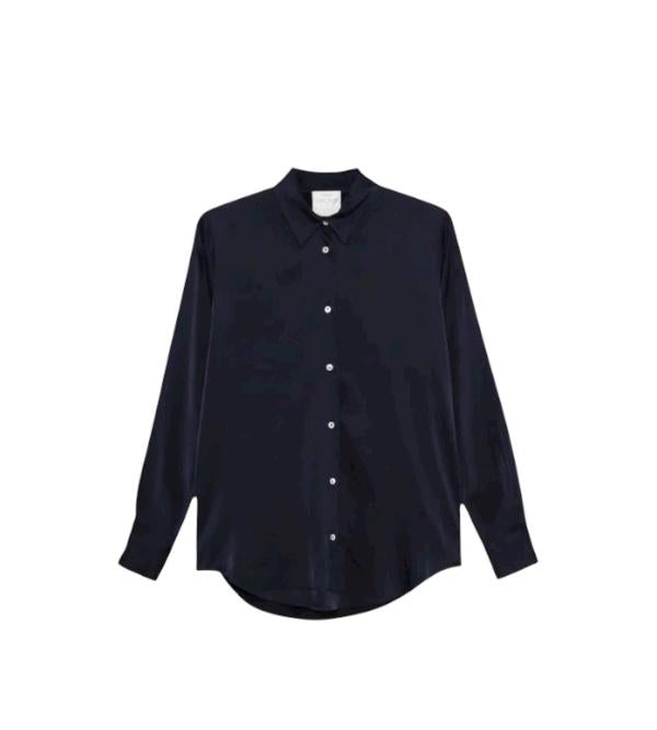 Camicia in raso di seta stretch 993401 FORTE FORTE