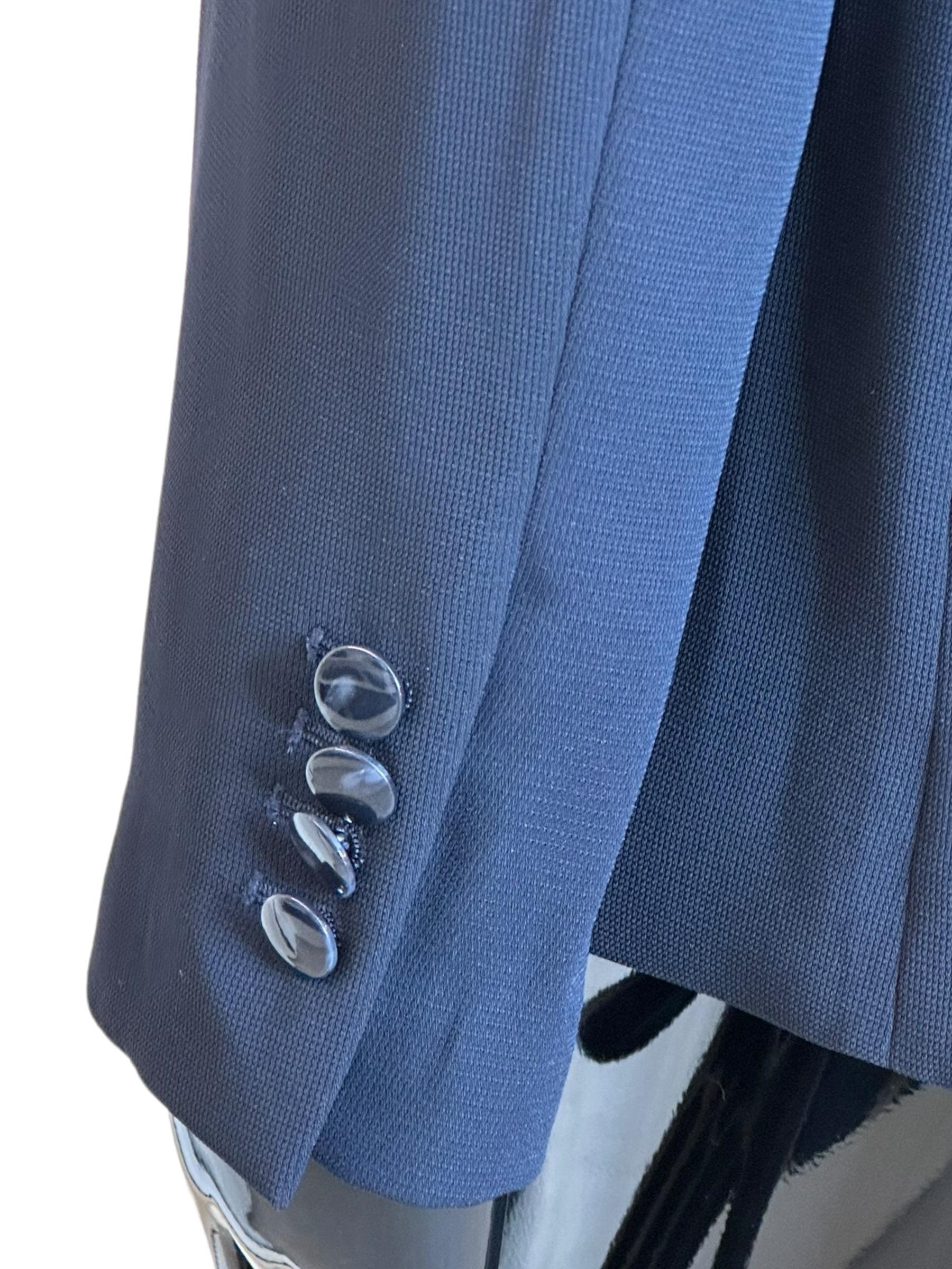 Giacca monopetto in tecno crepe E3NG1NF9903927 EMPORIO ARMANI