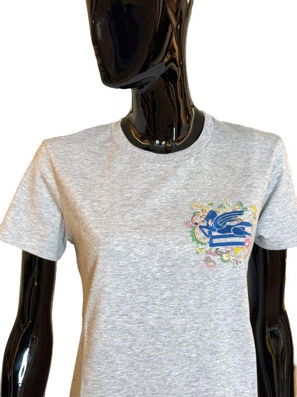Tshirt pegaso con monogram ricamati WRMA0006AK788S8290 ETRO