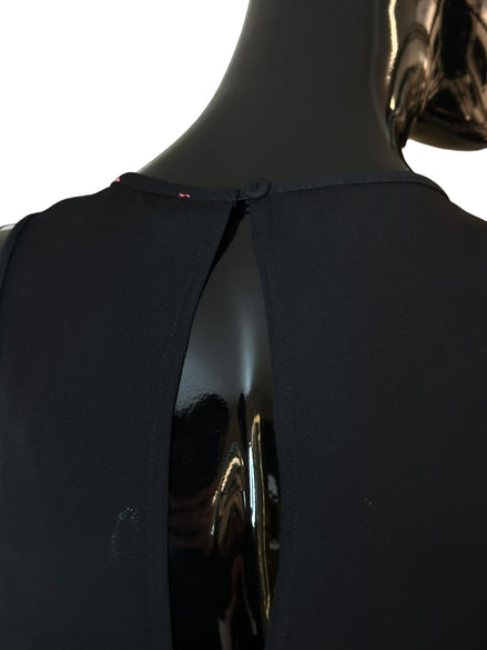 Double georgette v neck top 120588000 FORTE FORTE
