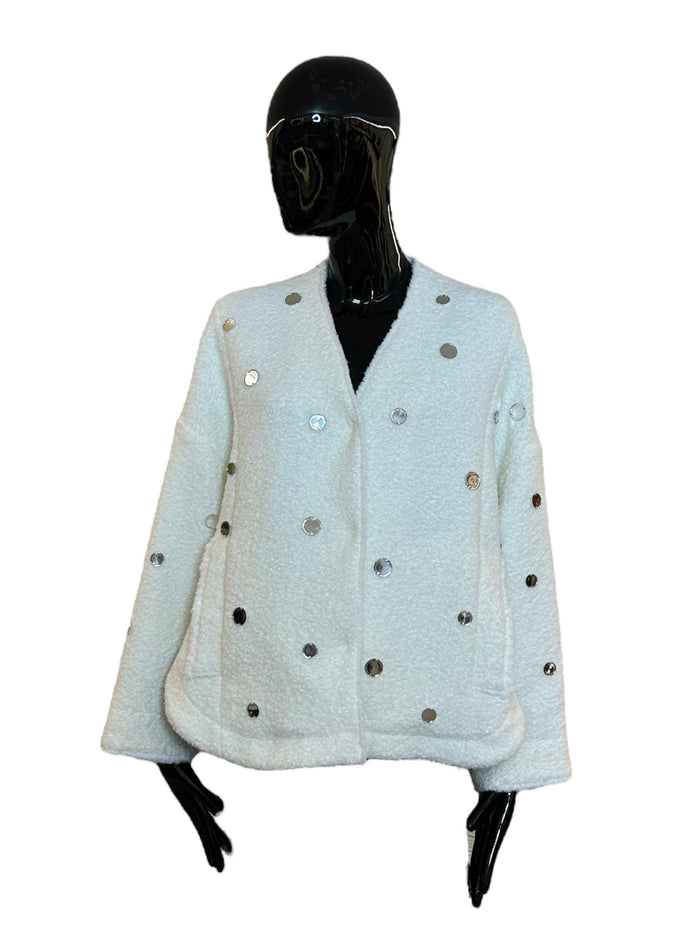 Blouson soft bouclé con specchietti 10604BIS0182 FORTE FORTE