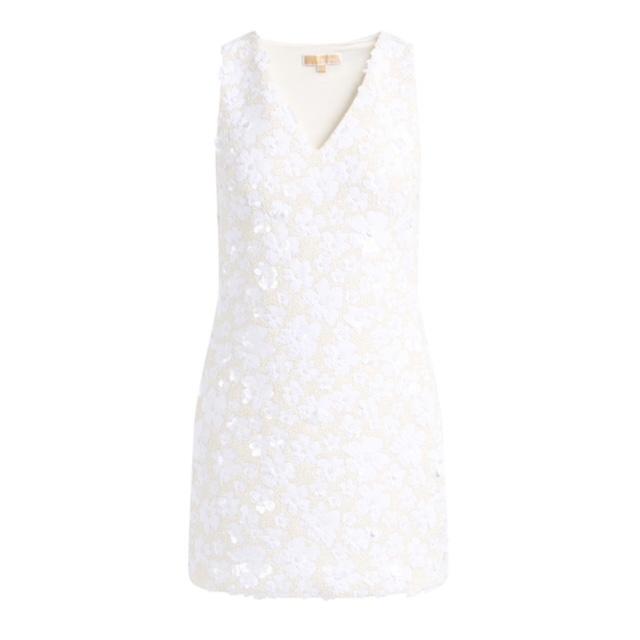 Son Flwr V Neck Shift Dress MS6834YHHS100 MICHAEL KORS