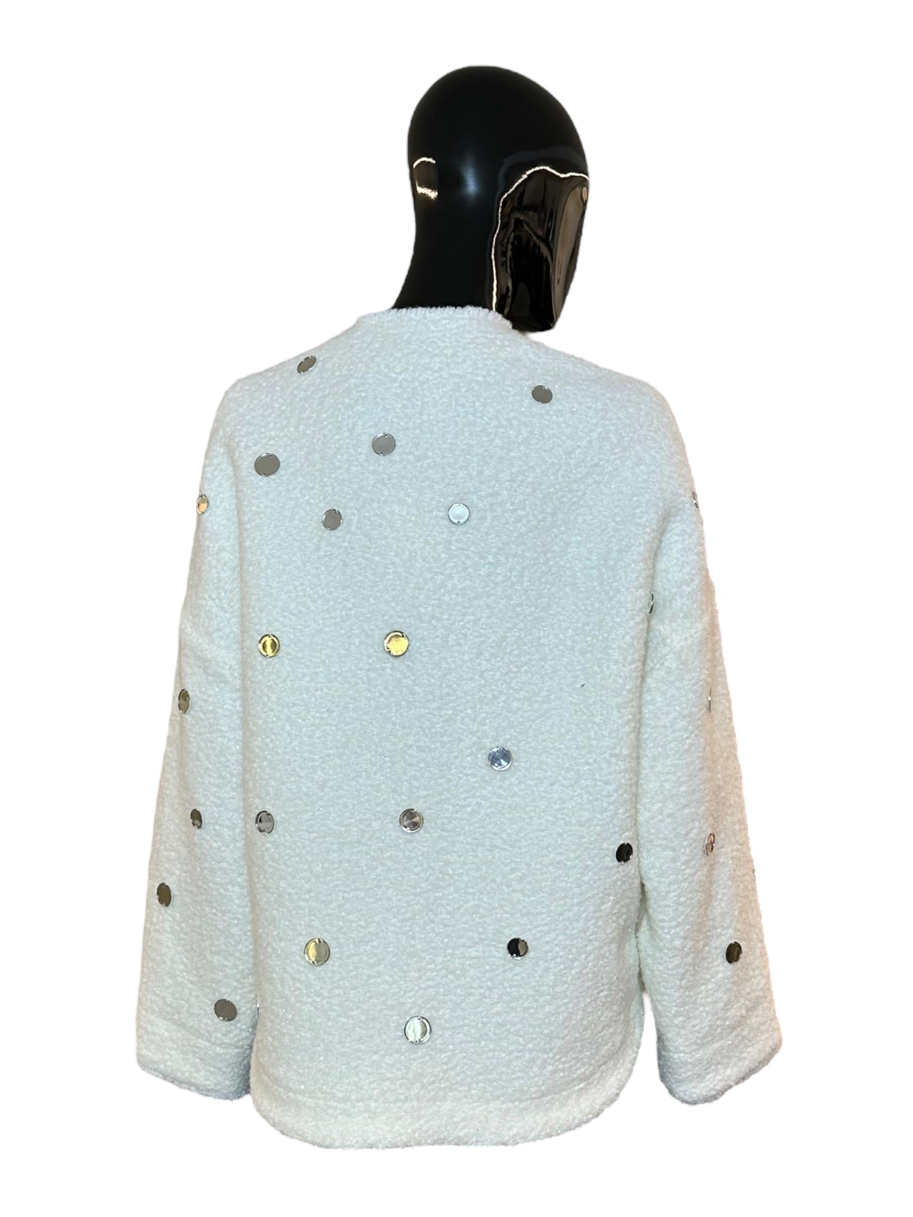 Blouson soft bouclé con specchietti 10604BIS0182 FORTE FORTE