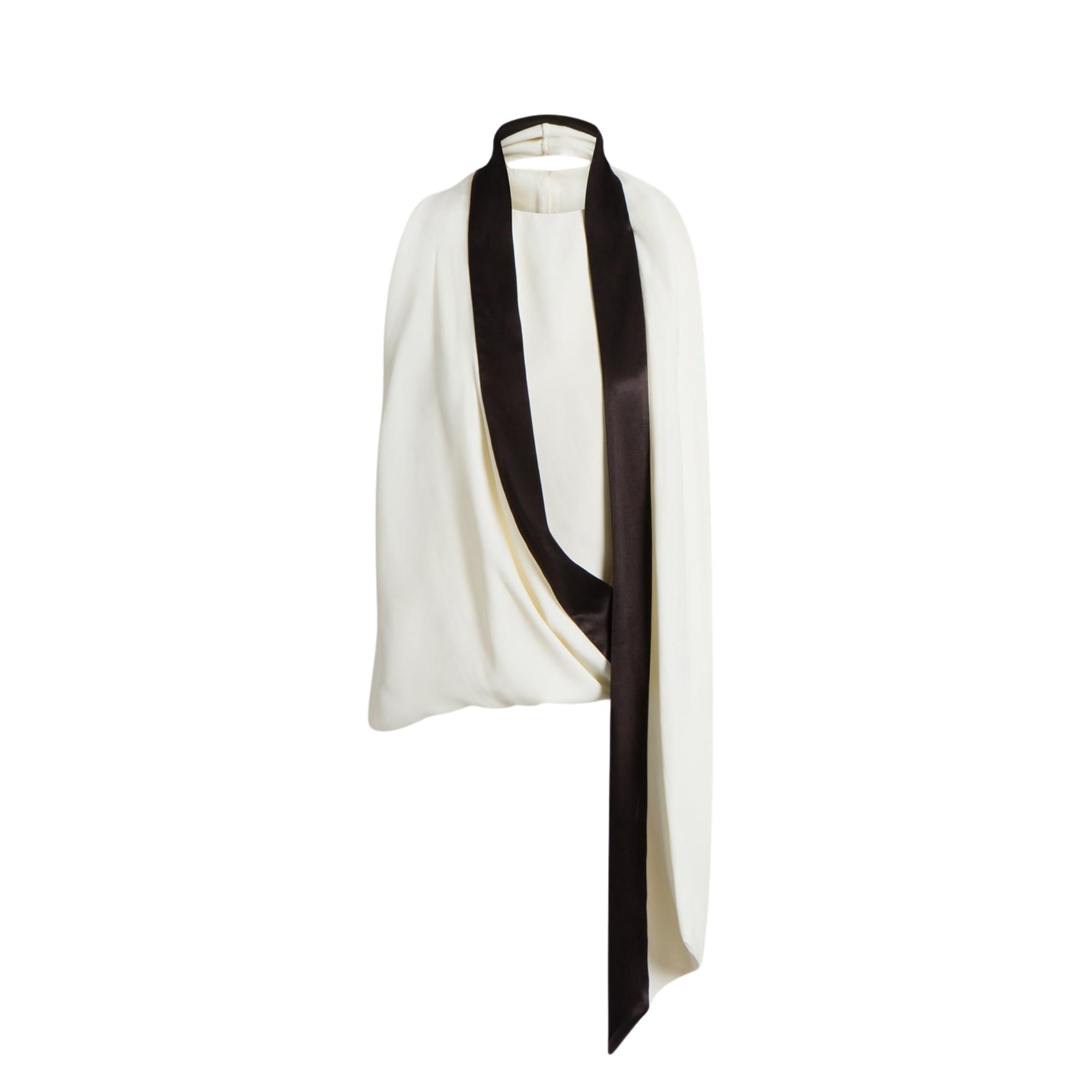 Top con dettaglio foulard A080501281003 ALBERTA FERRETTI