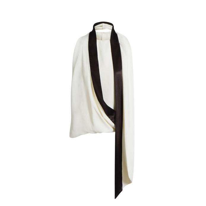 Top con dettaglio foulard A080501281003 ALBERTA FERRETTI