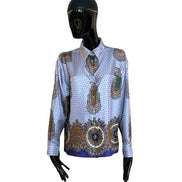 Camicia in twill di seta 117455218450 ETRO