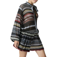 Mini-abito zig zag con fiocco DS26SG09BR0150S91RR MISSONI