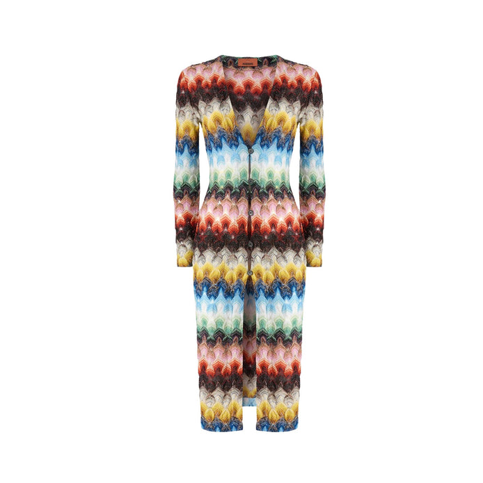 Cardigan lungo in pizzo DS26SM0SBR015JSMSNV MISSONI