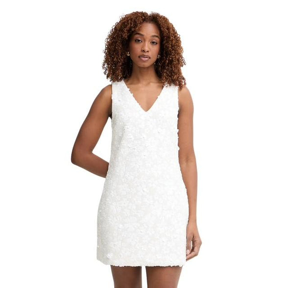 Son Flwr V Neck Shift Dress MS6834YHHS100 MICHAEL KORS