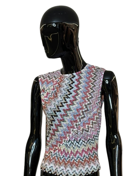 Cannottiera girocollo zig zag DS24SK0RBR00UXSM975 MISSONI