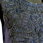 Abito con ricami in satin di seta V043516170290 ALBERTA FERRETTI