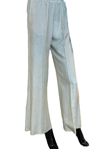 Pantalone flare in velluto laminato 10654BIS1014 FORTE FORTE