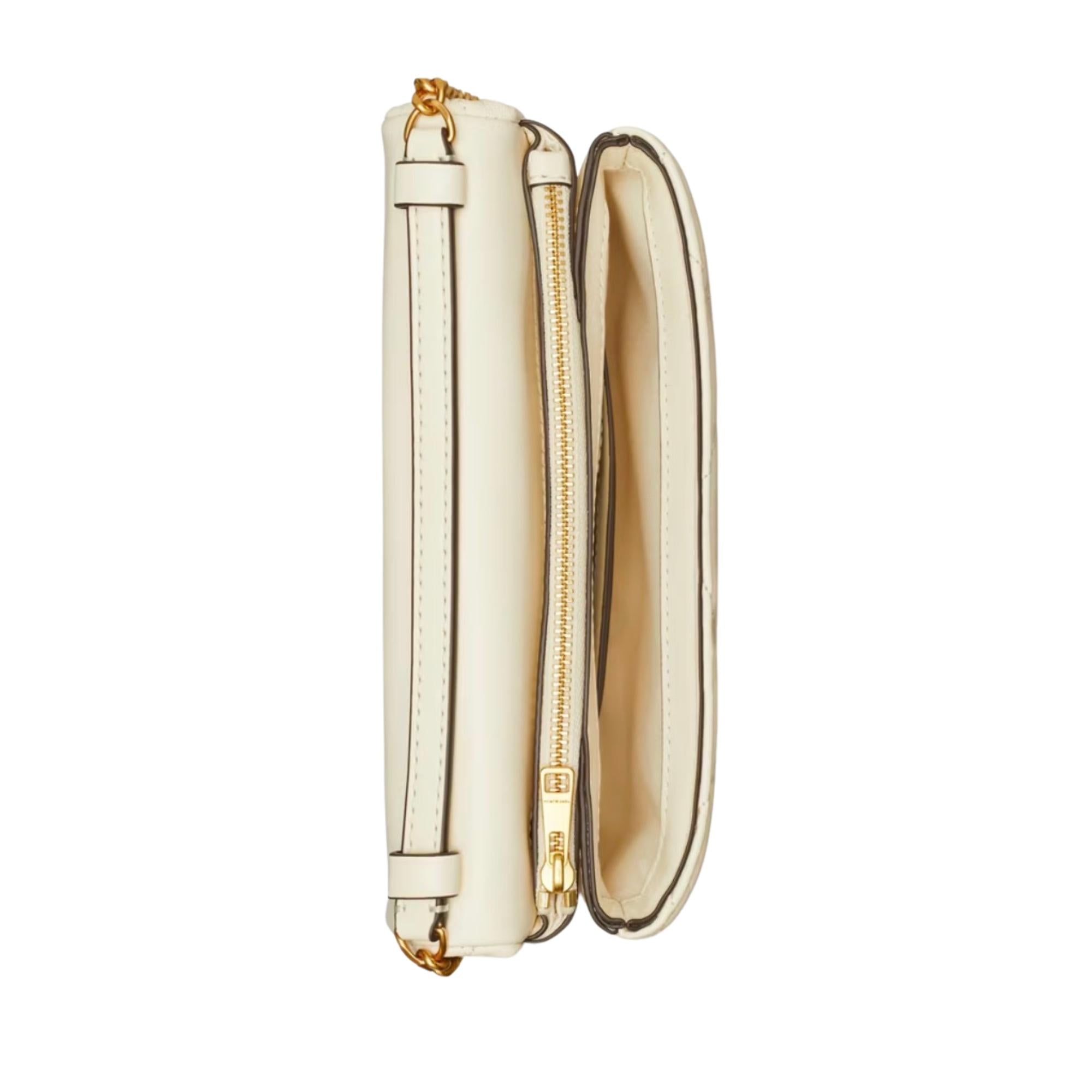 Kira Diamond Quilt Chain Wallet 158624101 TORY BURCH