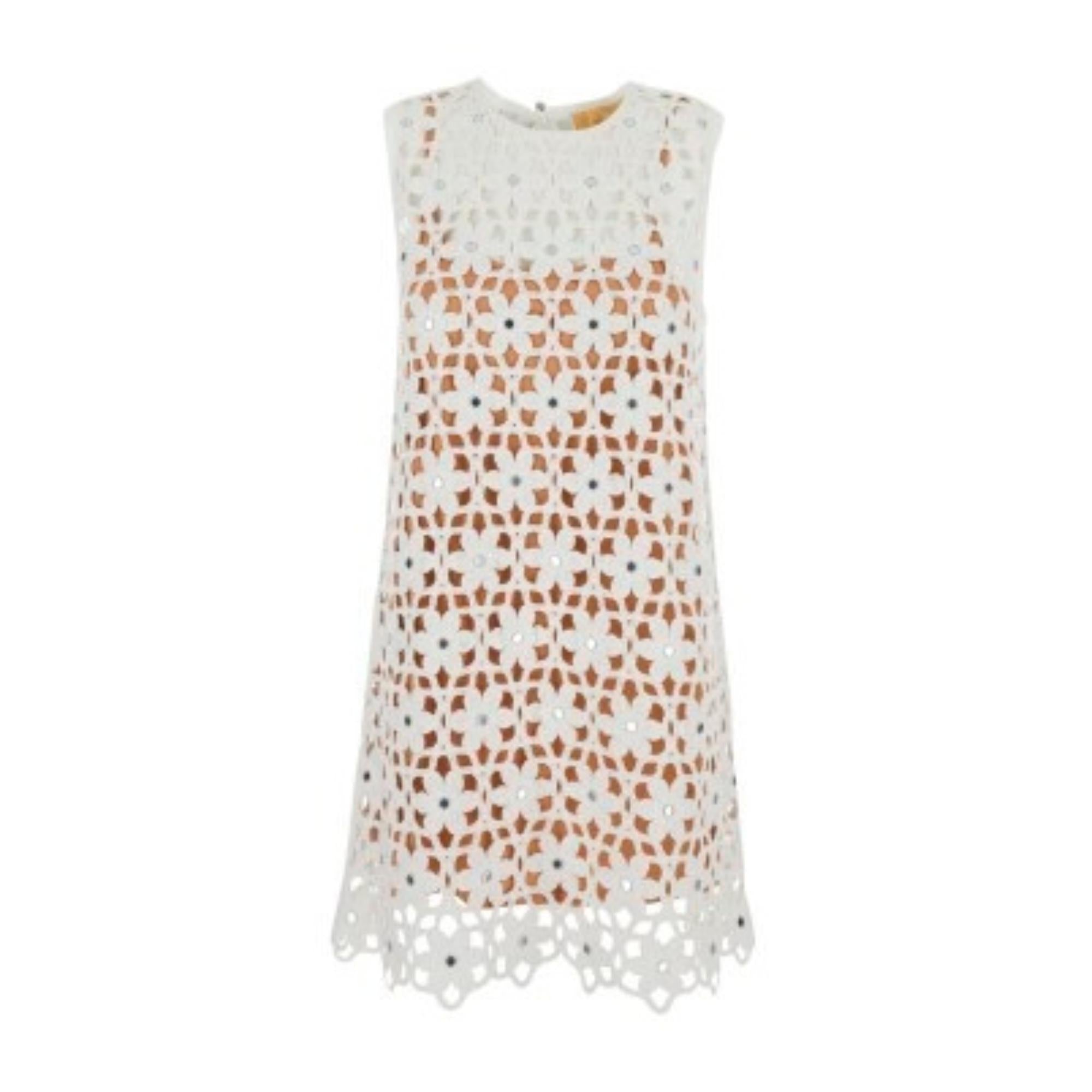 Faux Crochet Mini Dress MS683CWKNE100 MICHAEL KORS