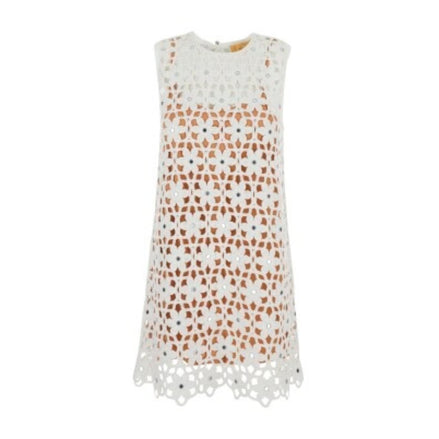 Faux Crochet Mini Dress MS683CWKNE100 MICHAEL KORS