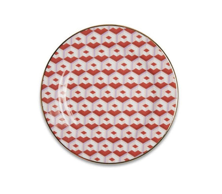 Dessert Plates Set of 2 DIS0048CER001CUB0005 LA DOUBLE J