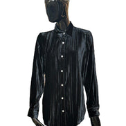 Camicia in velluto plissé 132638002 FORTE FORTE