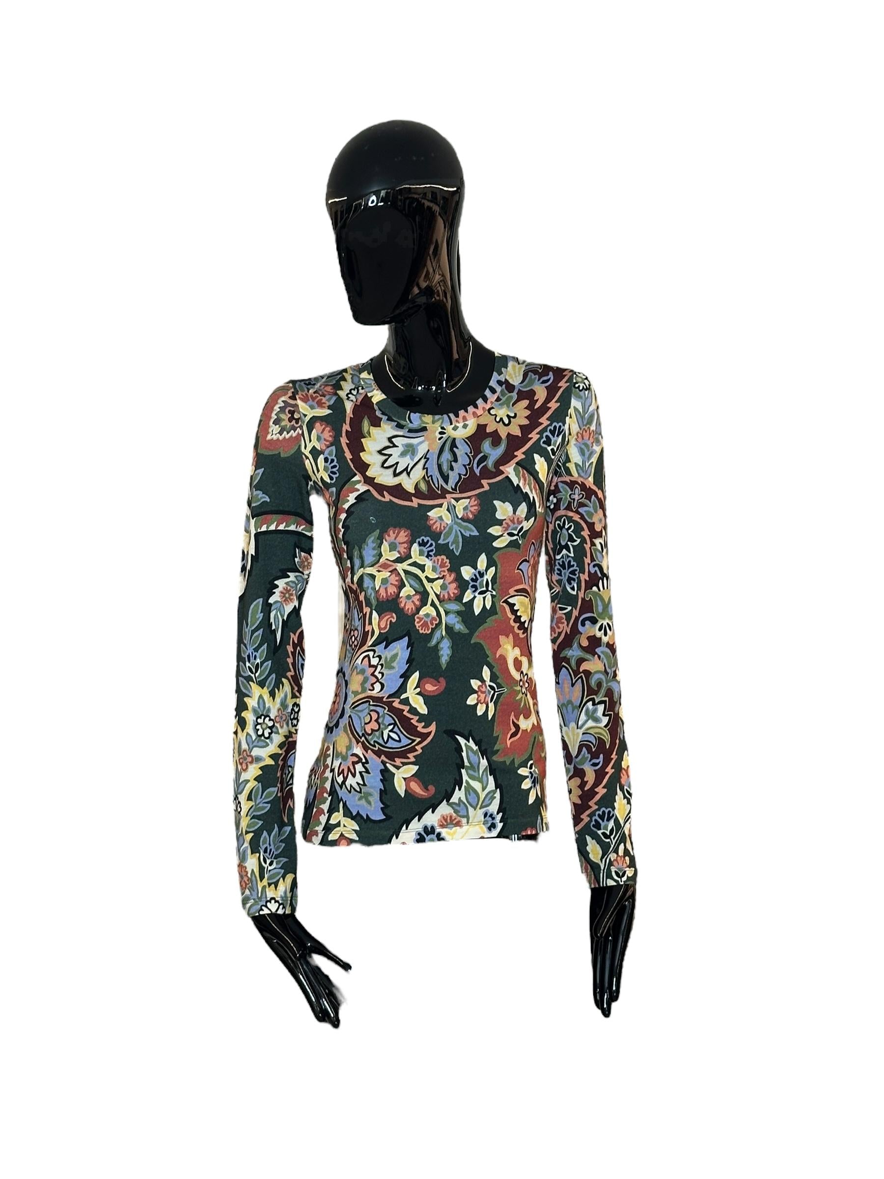 Top Paisley in Jersey WRJB001199IAB02X0892 ETRO