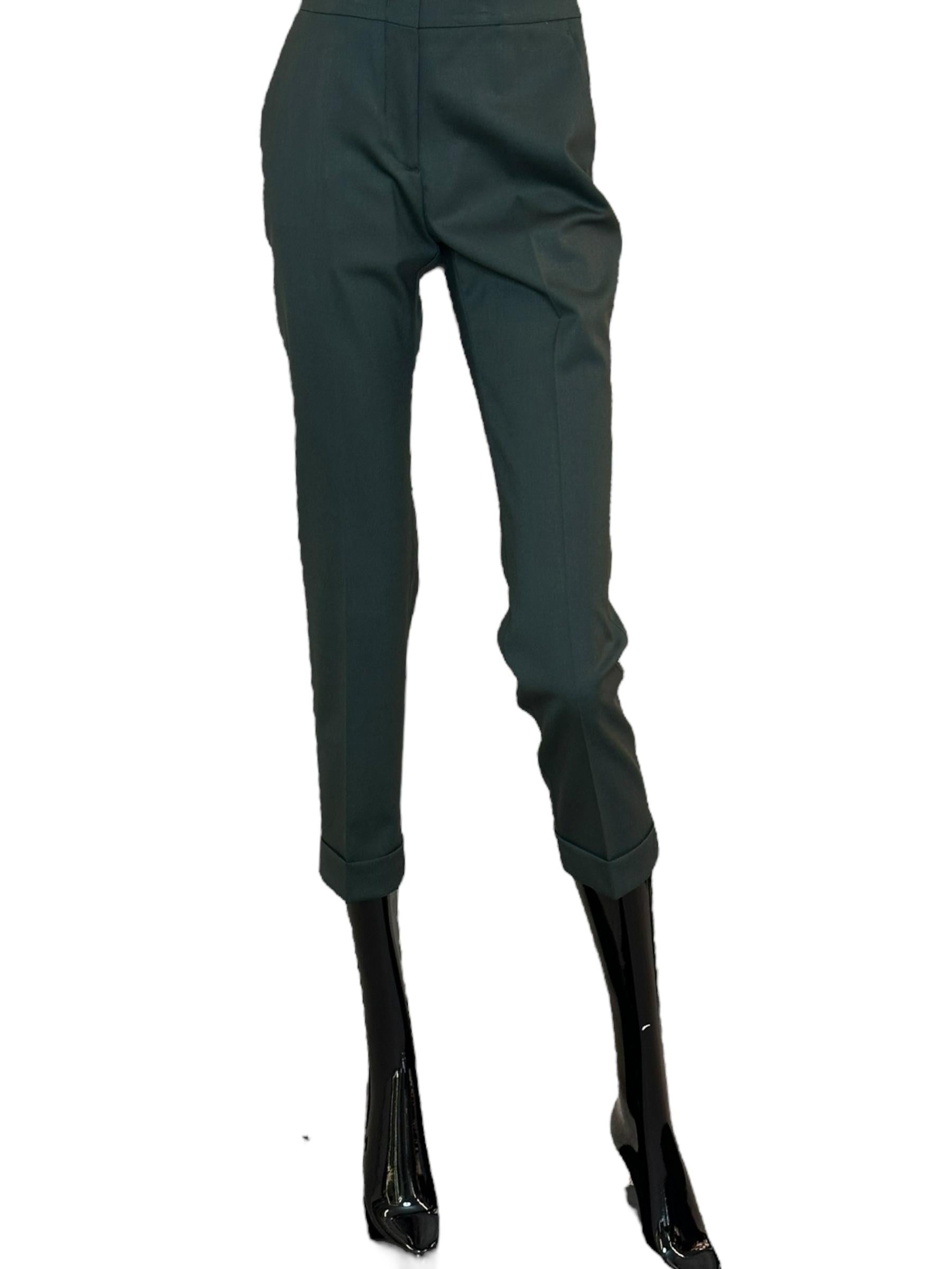 Pantalonoì Cropped in lana stretch WREA00299TUBK3V0687 ETRO