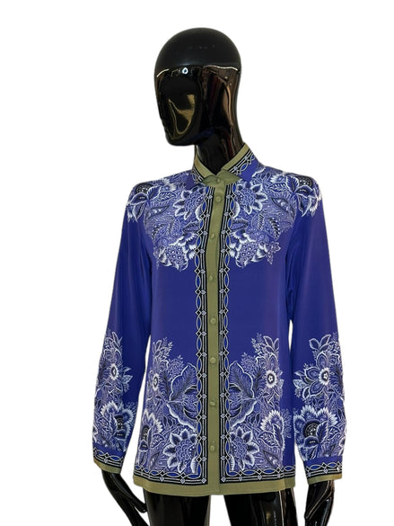 Camicia in crepe de chine bouquet WRIA0019AK012X0883 ETRO
