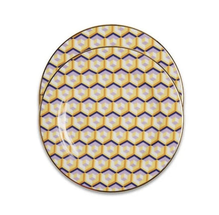 Dessert Plates Set of 2 DIS0048CER001CUB0009 LA DOUBLE J