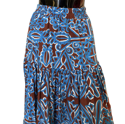 Big Skirt SKI0001COT001PRN0003 LA DOUBLE J