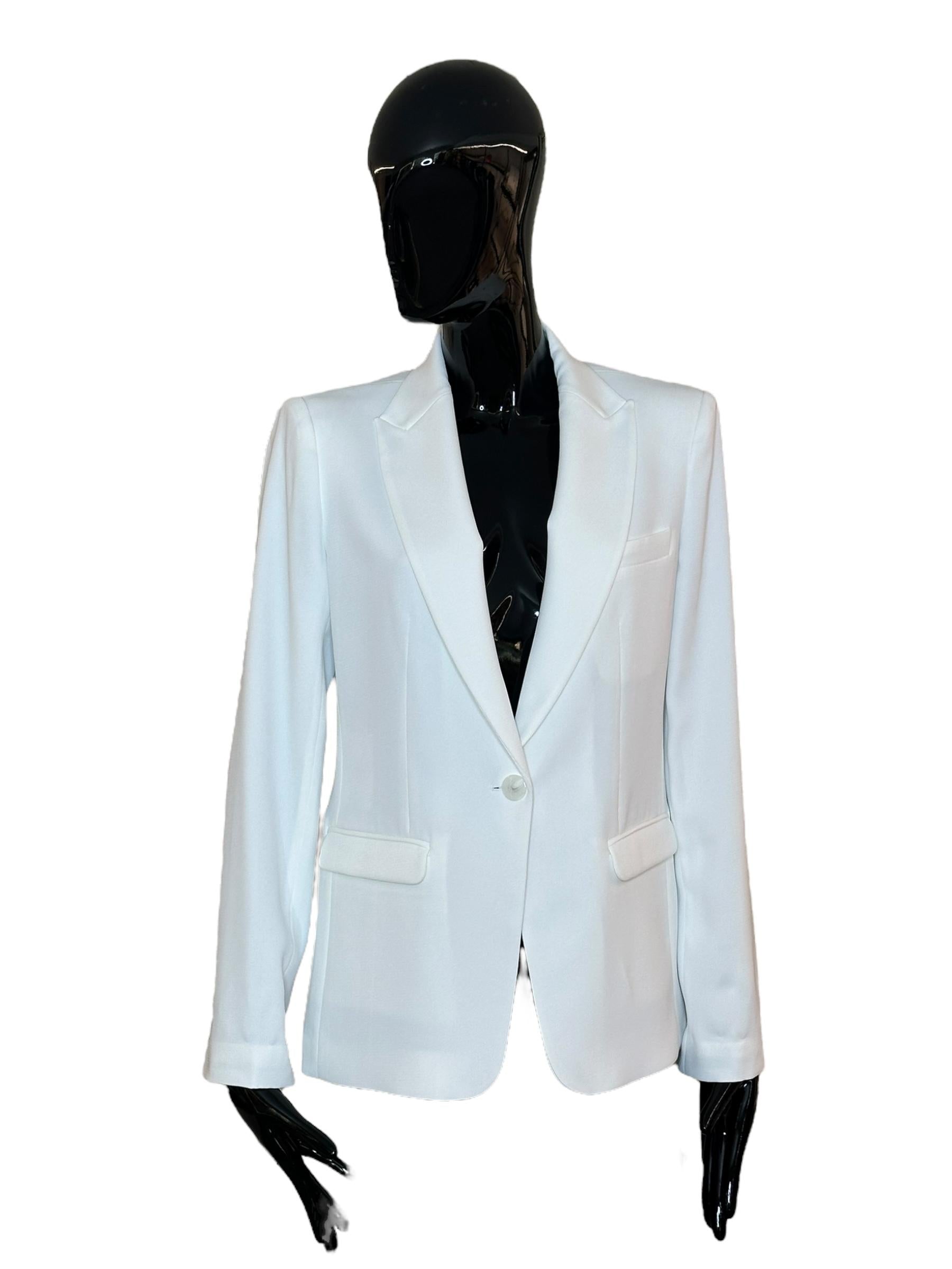 Giacca monopetto in tecno crepe E3NG1NF9903101 EMPORIO ARMANI