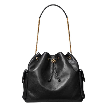 Charlie Quilted Drawstring Shoulder Bag 185831001 TORY BURCH