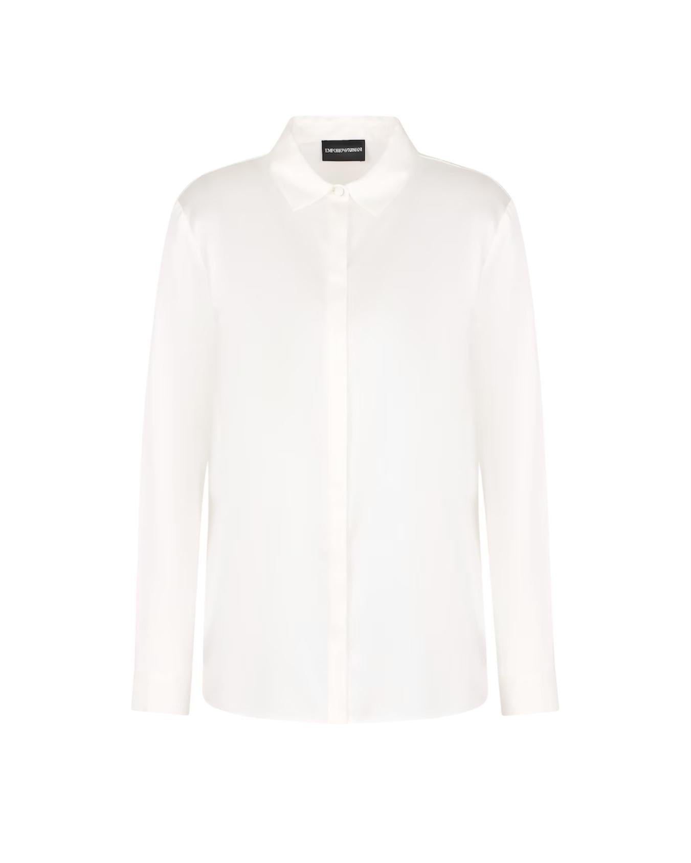 Camicia in raso di seta 8N2C392NXXZ0101 EMPORIO ARMANI