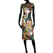 Abito lurex stampato WRHA022399IAS46X0810 ETRO