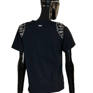 Tshirt in jersey organico con ricami A070316600555 ALBERTA FERRETTI
