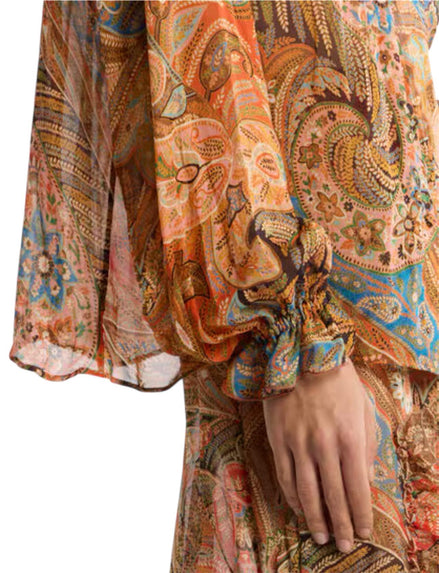 Shirt With Frill On The Collar WRIA0109AKI48X0863 ETRO