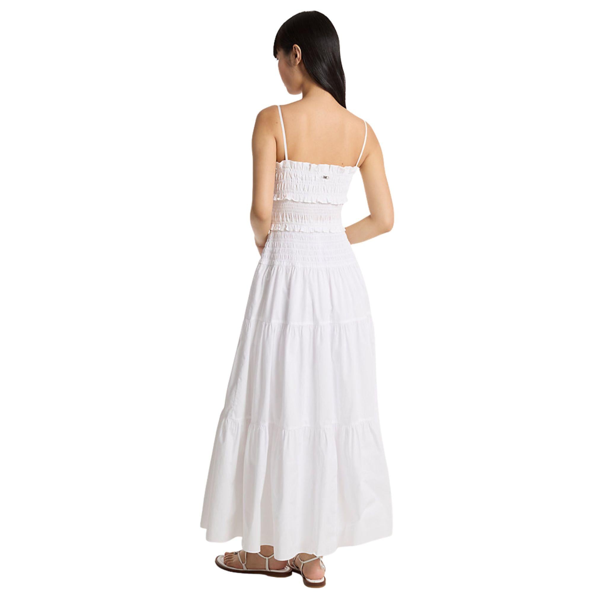 Smocked Maxi Dress MS683BFKLZ100 MICHAEL KORS