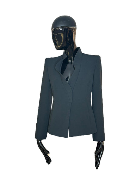 Giacca in cady effetto rouche EW000258TE10418UC001 EMPORIO ARMANI