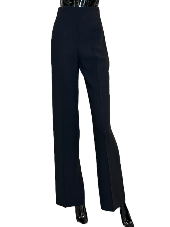 Pantalone palazzo in enver satin A031116180555 ALBERTA FERRETTI