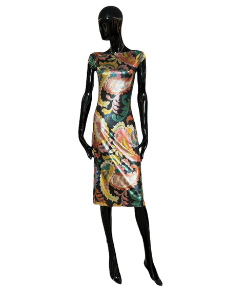 Abito lurex stampato WRHA022399IAS46X0810 ETRO