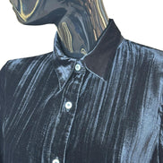 Camicia in velluto plissé 132638002 FORTE FORTE